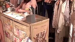 Risky Thrill, Bold Encounter with a Charming Shop Assistant After a Risky Moment - Scene1