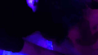 Ebony Neko Play With Little Bleu J in Uv Colors