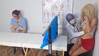 Step-mom takes daughter-in-law to the gynecologist for the first-ever time!
