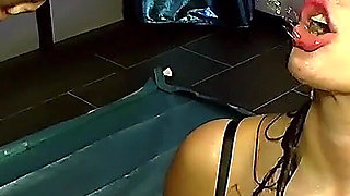 Nasty Bukkake Gangbang Party - Sluts Covered in Cum by the Pool