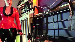 Maso Girl Bound Beaten And Drilldo Fucked FemDom