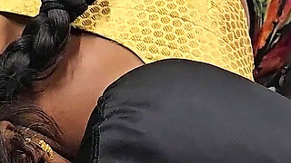 Shy Tamil Housewife Doing Hot Blowjob to His Husband Friend