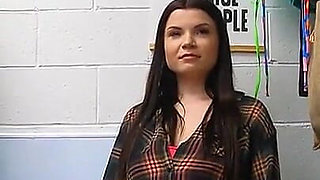 Horny Security Guard Discovers Everything That a Hot Teen Is Hiding Under Her Clothes