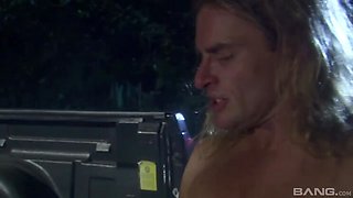 Monique Madison's Rough Anal Ride in a Truck Bed