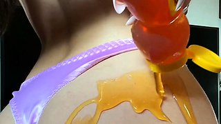 Amateur pantyhouse webcam teen strips and strokes her vagina