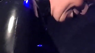 Gimp fucked in the dirty toilet