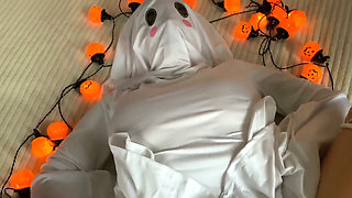 Fucked a Sexy Ghost in the Ass on Halloween - Aria Fleur