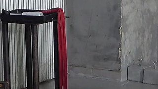 The Mistress's Punishment for the Cross-dressing Masochistic Man Is Strapon Deepthroating, Hot Wax, and Whipping