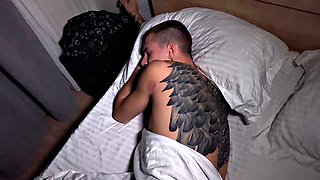 Busty Stepdad Pounds TS Girlfriends Big Tits Bareback Before Cuckolded Stepson