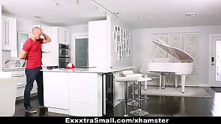 Exxxtrasmall - fortunate gamer catches and fucks pikachu