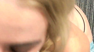 Public Stairs Blowjob Spit Cum Swallow