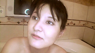 Horny and wild Japanese housewife