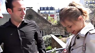 Young Man Pounds Stylish French Mature Right in Front of Husband
