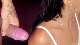 POV Interracial Blowjob - Extreme Skin Contrasts