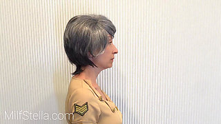 Cuffed and Anal Fucked Military Granny - GILF Adventures E32 - MILF Stella