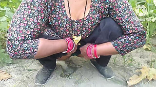 Desi Outdoor Sex. Chachi Fucked in Doggy Style Position in Mustard Field by His Bhatija