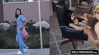 KELLY MADISON - Sexy Nurse Vanessa Sky Bound and Ass Fucked