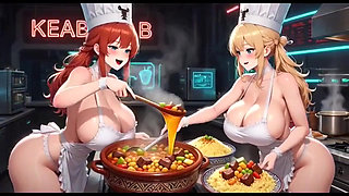 Funny Cook Video, Ai Animation