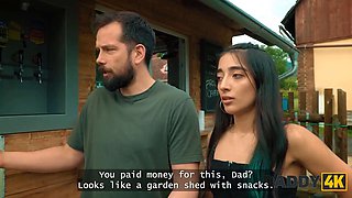 Daddy4k. risky outdoor bang with bf's daddy