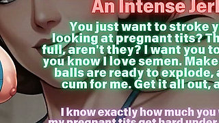Ai Step-mommy Femdom Audio Song: a Pregnant Belly & Breasts JOI Session to Make You Stroke Your Cock Until Your Fat Balls Expl