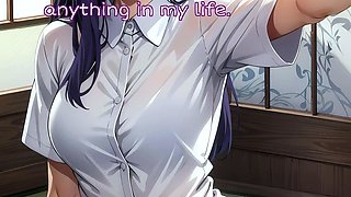 PURPLE HAIR SCHOOLGIRL DOMINATES CLASSMATE IN HER ROOM