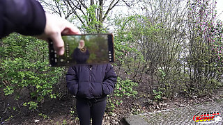German Scout - Tiny Swiss Teen Lilly Lovemoon 18 Pick up for Real First Time Casting Sex