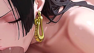 Boa Hancock Gets Fucked in Her Pussy and Ass on a Deserted Island!