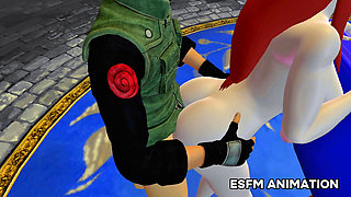 kakashi on Secret mission with kushina - ESFM ANIMATION