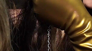 Bare Bottom Otk Spanking: Vivienne L'amour Breaks in Slave Mila's Lesbian Pony Play Training