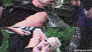 Cum Slut MILF Tanya Lixx in Outdoor Amateur Gangbang with Older Guys