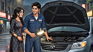 Raat Mein Car Kharab - Mechanic Ne Married Woman Ki Help Ki ( AI generated )