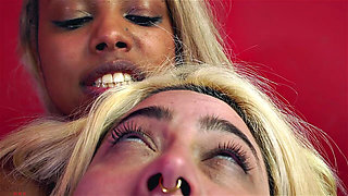 Stella Vs Janelle Wrestling - Lots of Ko - Lots of Eye Rolling - Loser Humiliated