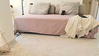 Shemale tranny enjoying solo masturbation