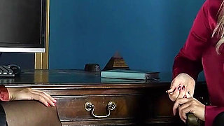 New Employee's Seduction Part 1: Lesbian Boss Lady Sara Borgia Claims Innocent Slave Mila (1080p)