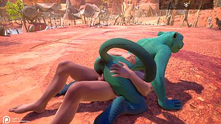 ดราก้อนบอลบลูม่า, reptiles animation, furry hentai