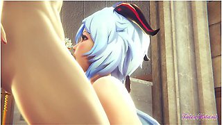 Genshin Impact Hentai - Ganyu Sucks And Gets Fucked In Church