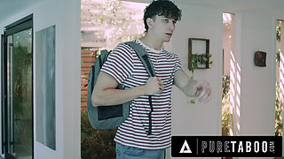 PURE TABOO Shocked Stud Catches Twisted New StepAunt Ivy Ireland Getting Free Used In The Kitchen