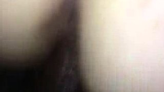 Amateur wife fuck black stud on bed so rough ww