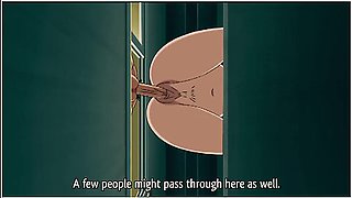 Hentai Anime - Girl Masturbates And Swallows Neighbors Cock With Her Hairy Pussy