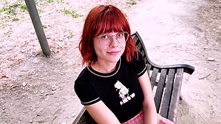 Girlfriend, passionate blowjob, cool girl
