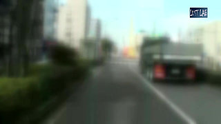 Crowded Bus Rush. Black Stockings Lady Feels Close Press, Curves Draw Eyes as She Guides It Closer - Part 2