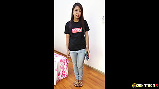 Johntronx - Sexy Asian Girl with an Amazing Ass Gets Every Inch of My Dick