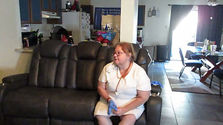 Nurse Vicki gives Breanna Her shot in ass and