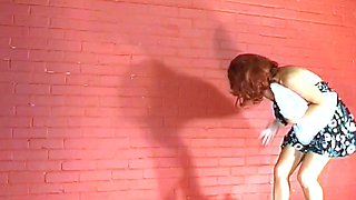 Susanna Francessca tits felt in the street