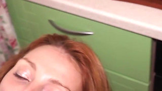 Lelya Mult Tries to Cook Salad but Gets Pounded by Horny Kristian Ham