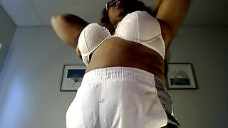 You Deserve an Oily Boobs Crush - Oblivious Giantess, Shrinking Fetish, Breast Stifling, Ebony Giantess