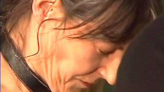 Mature Brunette MILF Bound with Weighted Nipple Clamps