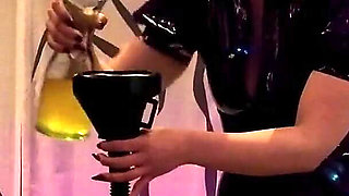 Lady Medea Piss Swallowing Ruined Femdom Handjob for Toilet Slave Looser