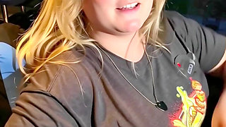 I Stripped Outside in My Car Showing My Huge Tits Rubbing Myself on My First Time Ever Movie