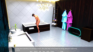 Creampied My Sexy Stepmom While Showering Together - 3D Hentai Animated Porn with Sound - Measuring My Cum